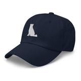 Border Collie Silhouette Embroidered Hat