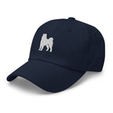 Akita Silhouette Embroidered Hat