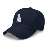 Mastiff Silhouette Embroidered Hat