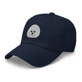Bichon Frise Head Embroidered Hat
