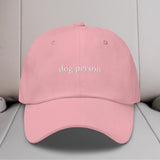 Dog Person Embroidered Hat