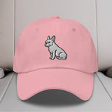 French Bulldog Sit Embroidered Hat