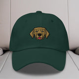 Golden Retriever Head Embroidered Hat