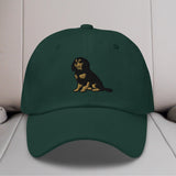 Cavalier King Charles Spaniel Sit (Black & Tan) Embroidered Hat