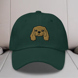 Cavalier King Charles Spaniel Head (Ruby) Embroidered Hat