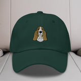 Basset Hound Head Embroidered Hat