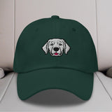 Golden Retriever Head (English Cream) Embroidered Hat