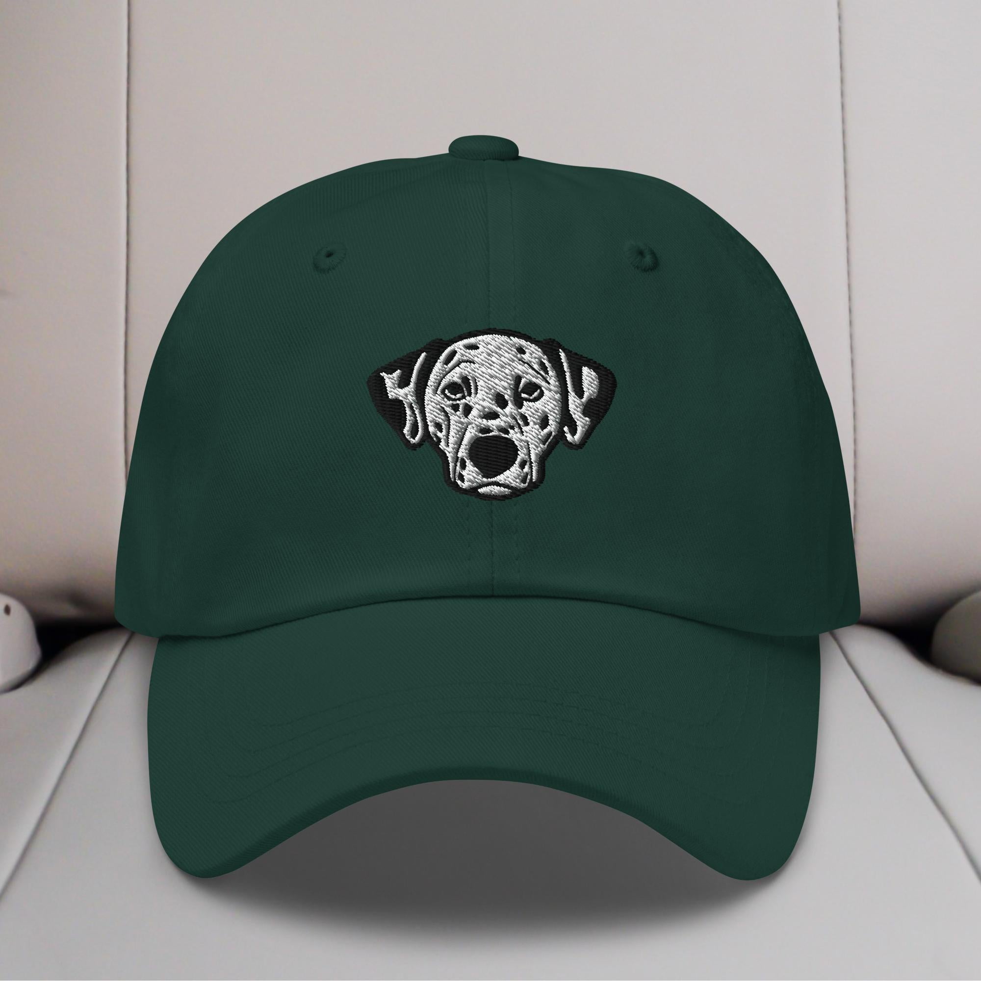 Dalmatian Head Embroidered Hat