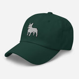 French Bulldog (White) Embroidered Hat