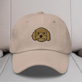 Cavapoo Head Embroidered Hat