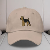 Airedale Terrier Embroidered Hat