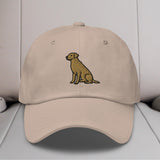 Labrador Retriever Sit Embroidered Hat