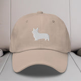 Corgi Silhouette Embroidered Hat