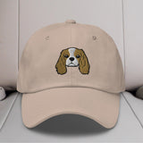 Cavalier King Charles Spaniel Head (Blenheim) Embroidered Hat