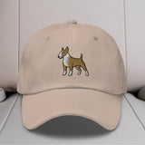 Bull Terrier (Fawn & White) Embroidered Hat
