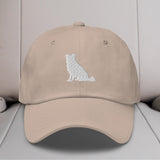 Border Collie Silhouette Embroidered Hat