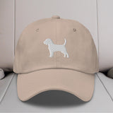 Beagle Silhouette Embroidered Hat