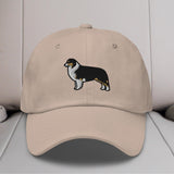 Australian Shepherd (Black) Embroidered Hat