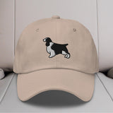 English Springer Spaniel (Black & White) Embroidered Hat