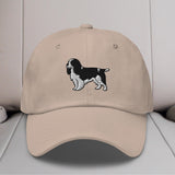 Cavalier King Charles Spaniel (Black & White) Embroidered Hat