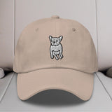 Frenchie Sit Embroidered Hat