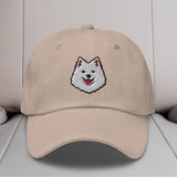 Japanese Spitz Embroidered Hat