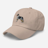 Australian Shepherd (Blue Merle - Tail) Embroidered Hat