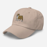 Bulldog Embroidered Hat