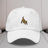 Downward Dog Embroidered Hat