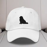 Bernese Mountain Dog Silhouette Embroidered Hat