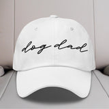 Dog Dad Script Embroidered Hat