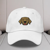 Golden Retriever Head Embroidered Hat