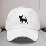 Chihuahua Silhouette Embroidered Hat