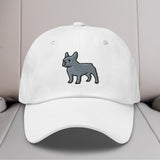 French Bulldog (Blue) Embroidered Hat