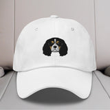 Cavalier King Charles Spaniel Head (Tricolor) Embroidered Hat