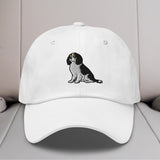 Cavalier King Charles Spaniel Sit (Tricolor) Embroidered Hat
