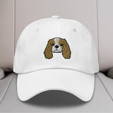 Cavalier King Charles Spaniel Head (Blenheim) Embroidered Hat