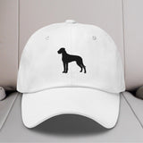 Great Dane Silhouette Embroidered Hat