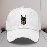 Doberman Head (Cropped) Embroidered Hat
