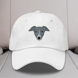 Italian Greyhound Head Embroidered Hat