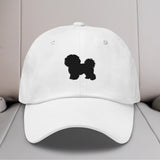 Bichon Frise Silhouette Embroidered Hat