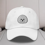 Bichon Frise Head Embroidered Hat