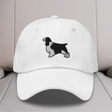 English Springer Spaniel (Black & White) Embroidered Hat
