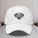 Dalmatian Head Embroidered Hat