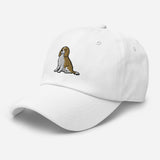Cavalier King Charles Spaniel Sit (Blenheim) Embroidered Hat