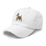 Bull Terrier (Fawn & White) Embroidered Hat