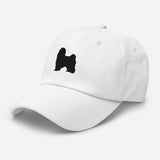 Havanese Silhouette Embroidered Hat