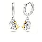 Lucky Necklace with Dog Motif (+ FREE Earrings)