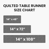 Emerald Celtic Knot Quilted Table Runner NCU0TV1501