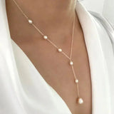 Classic Pearl Pendant Necklace